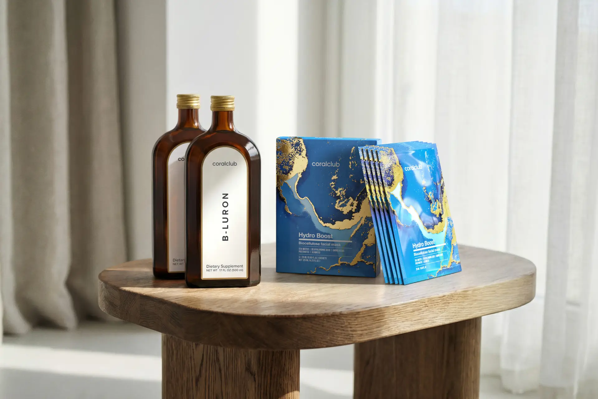 B-Luron + Hydro Boost Biocellulose Facial Mask (5 sachets)